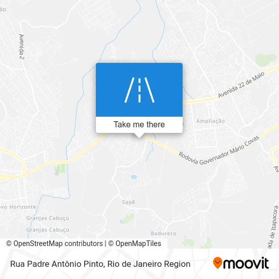 Rua Padre Antônio Pinto map