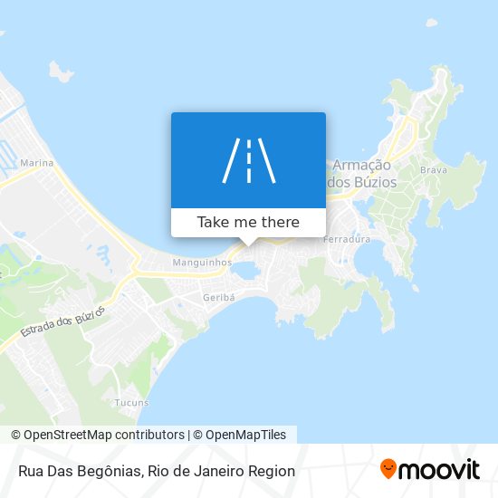 Rua Das Begônias map