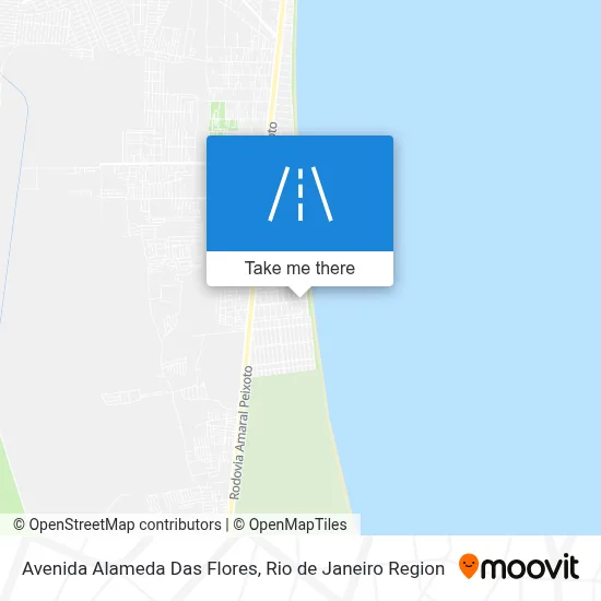 Avenida Alameda Das Flores map