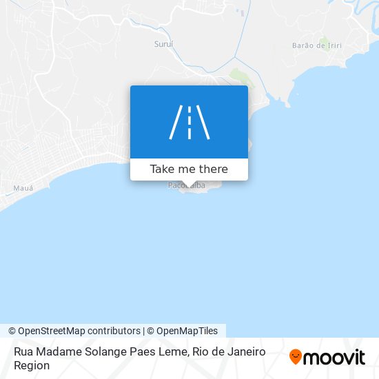 Rua Madame Solange Paes Leme map