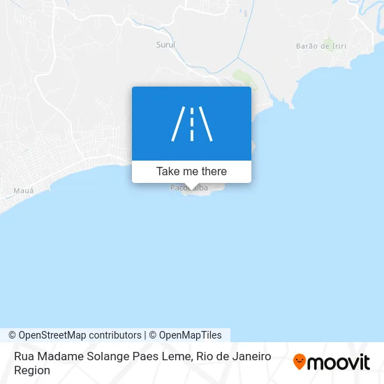 Rua Madame Solange Paes Leme map