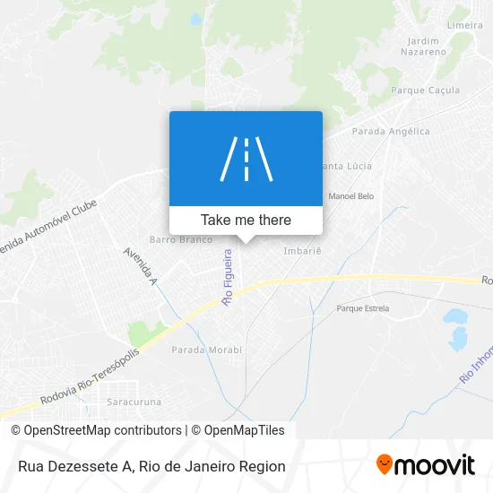 Rua Dezessete A map