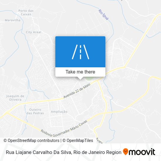 Rua Liajane Carvalho Da Silva map