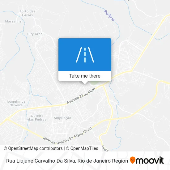 Rua Liajane Carvalho Da Silva map