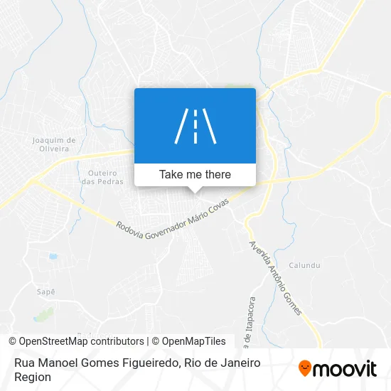 Rua Manoel Gomes Figueiredo map