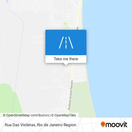 Rua Das Violetas map