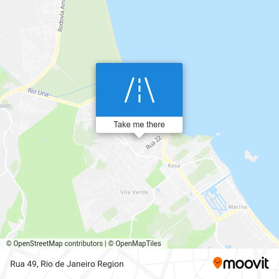 Rua 49 map