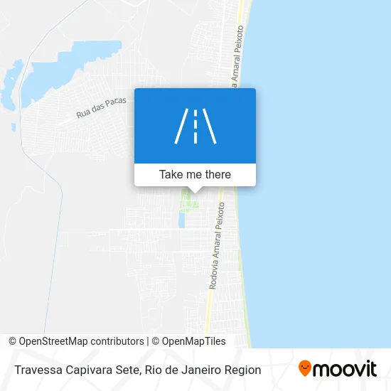 Travessa Capivara Sete map