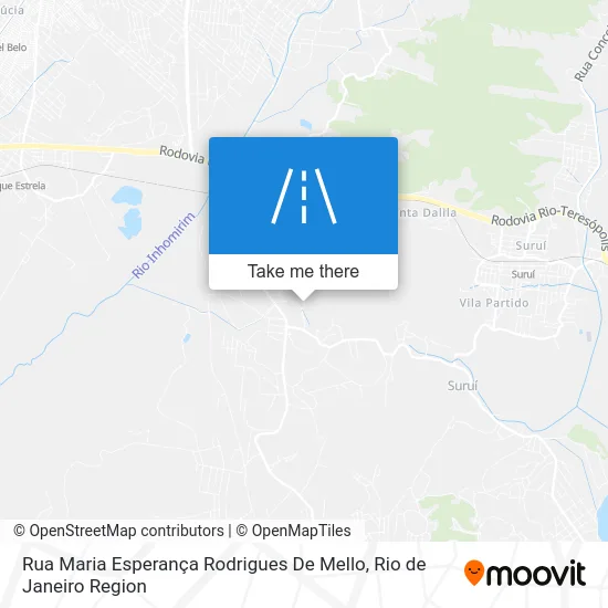 Rua Maria Esperança Rodrigues De Mello map