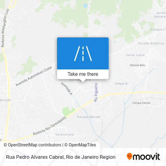 Rua Pedro Alvares Cabral map
