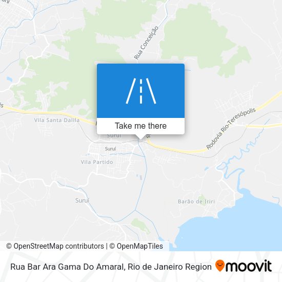Rua Bar Ara Gama Do Amaral map