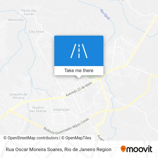 Rua Oscar Moreira Soares map