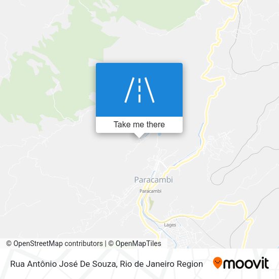 Rua Antônio José De Souza map