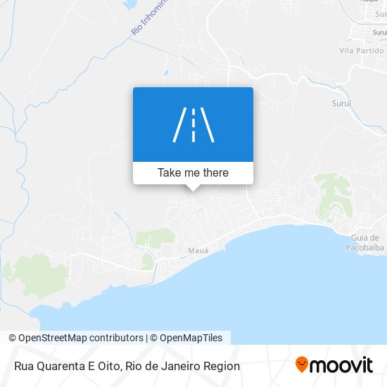 Mapa Rua Quarenta E Oito