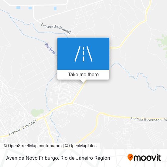 Avenida Novo Friburgo map
