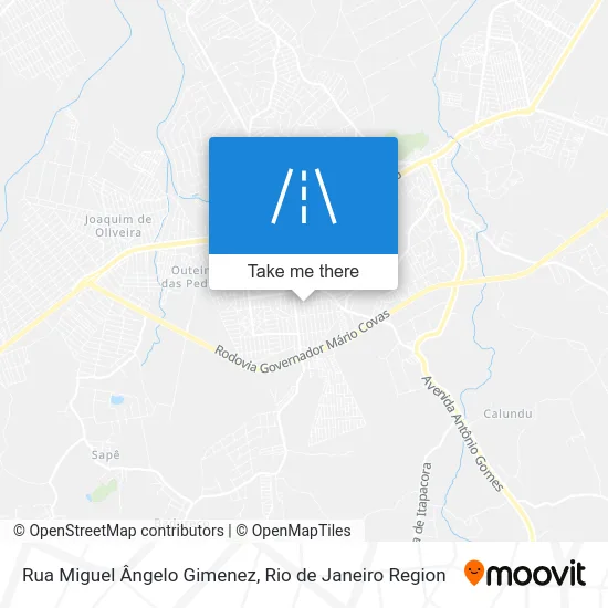 Rua Miguel Ângelo Gimenez map