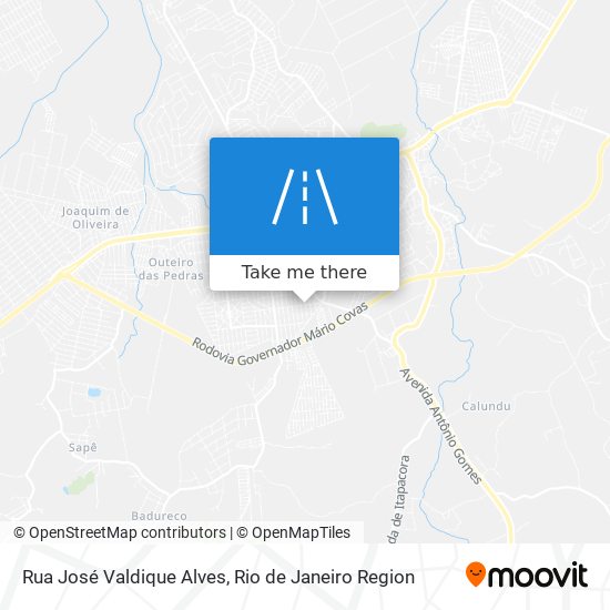 Rua José Valdique Alves map