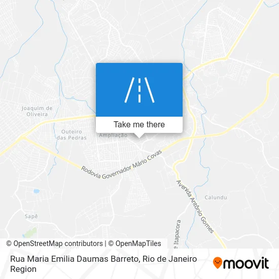 Rua Maria Emilia Daumas Barreto map