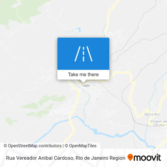 Rua Vereador Anibal Cardoso map