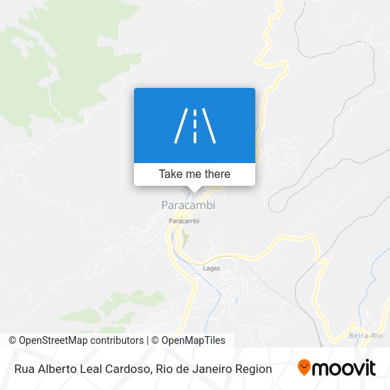 Rua Alberto Leal Cardoso map