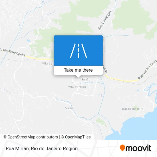 Rua Mirian map