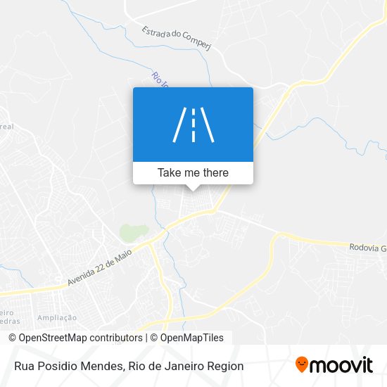 Rua Posidio Mendes map