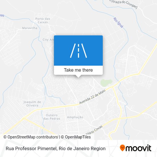 Rua Professor Pimentel map