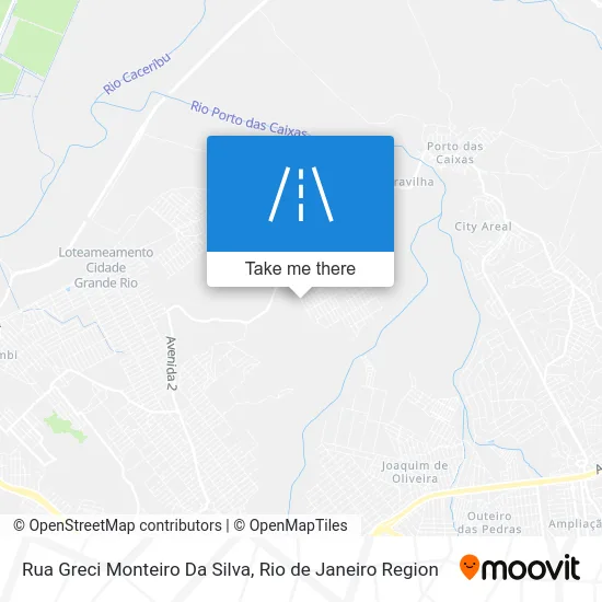 Rua Greci Monteiro Da Silva map