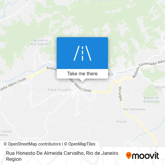 Rua Honesto De Almeida Carvalho map