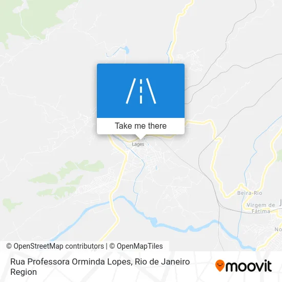 Rua Professora Orminda Lopes map