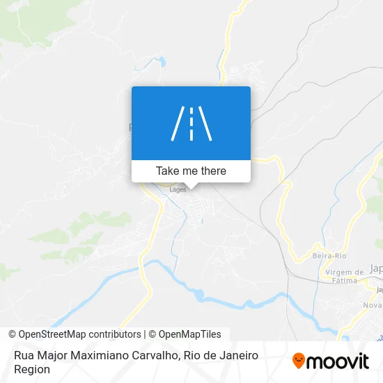 Rua Major Maximiano Carvalho map