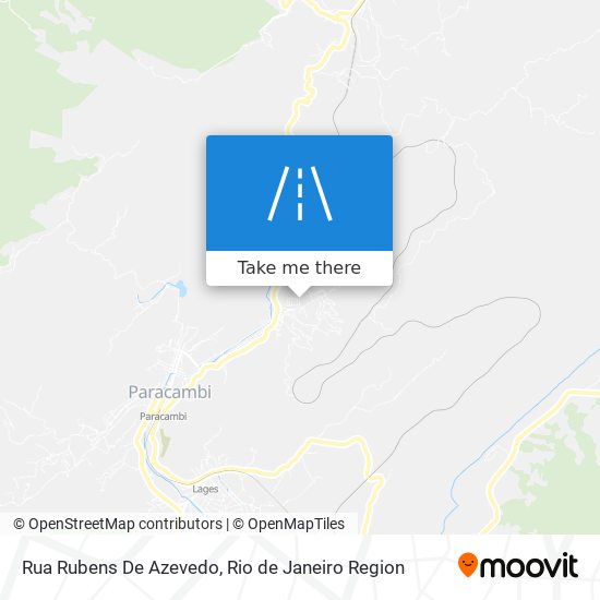 Mapa Rua Rubens De Azevedo