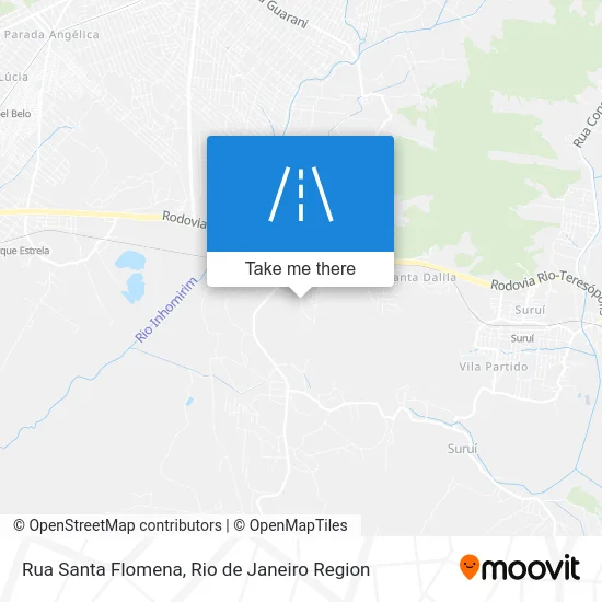 Rua Santa Flomena map