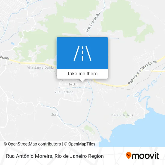 Rua Antônio Moreira map
