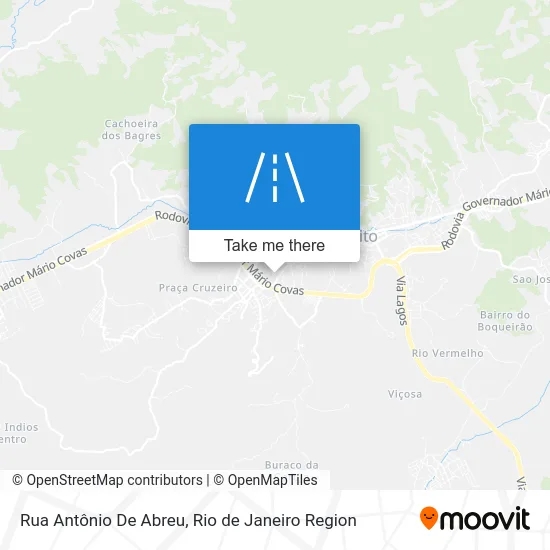 Rua Antônio De Abreu map