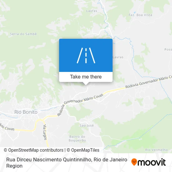 Rua Dirceu Nascimento Quintinnilho map