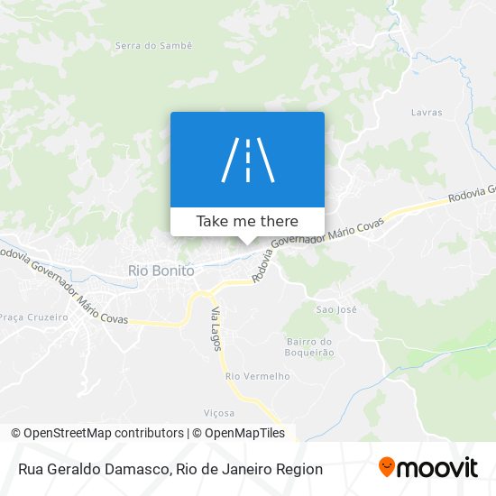 Mapa Rua Geraldo Damasco