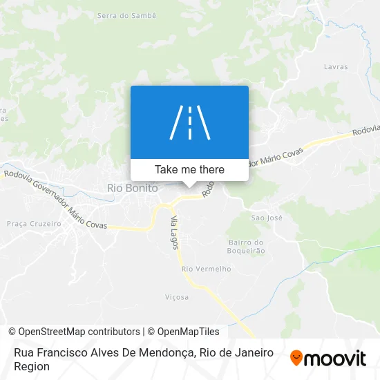 Rua Francisco Alves De Mendonça map
