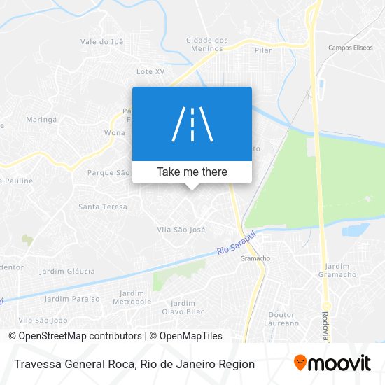 Travessa General Roca map