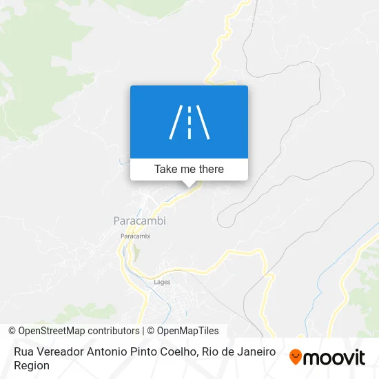 Rua Vereador Antonio Pinto Coelho map