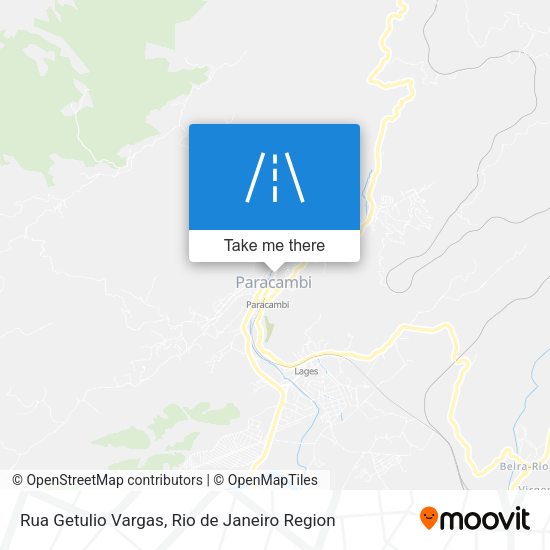 Rua Getulio Vargas map