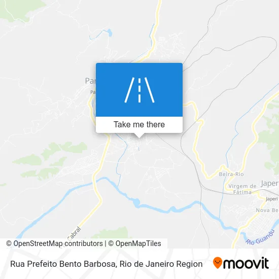 Rua Prefeito Bento Barbosa map