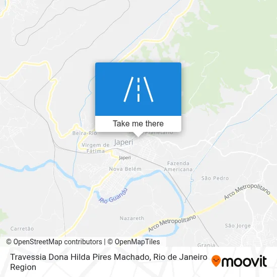 Travessia Dona Hilda Pires Machado map