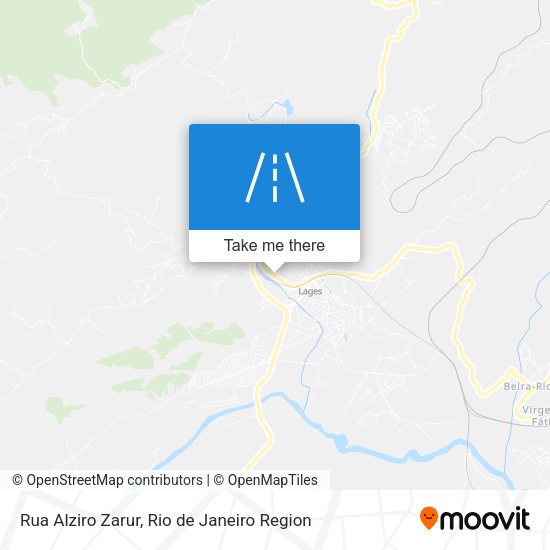 Rua Alziro Zarur map