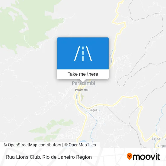 Rua Lions Club map