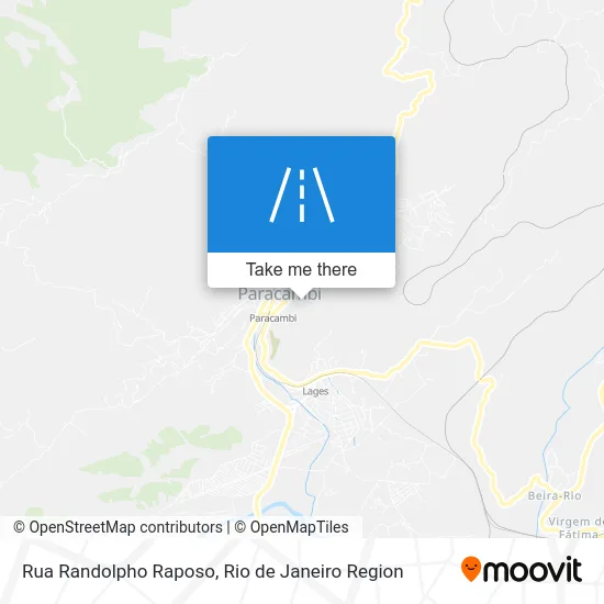 Rua Randolpho Raposo map