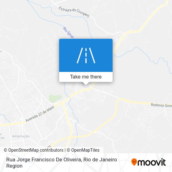 Rua Jorge Francisco De Oliveira map