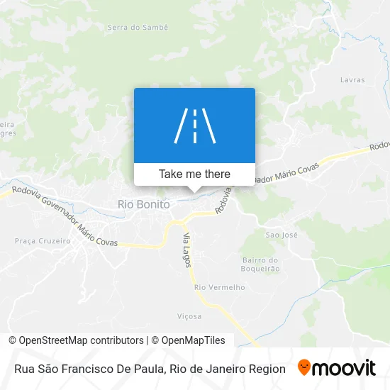 Rua São Francisco De Paula map