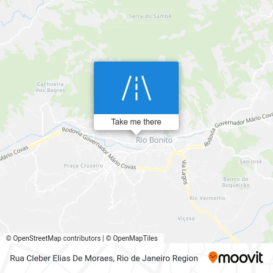Rua Cleber Elias De Moraes map