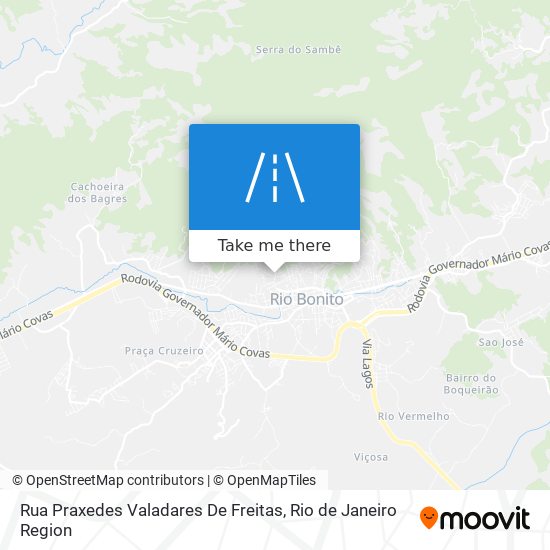 Mapa Rua Praxedes Valadares De Freitas